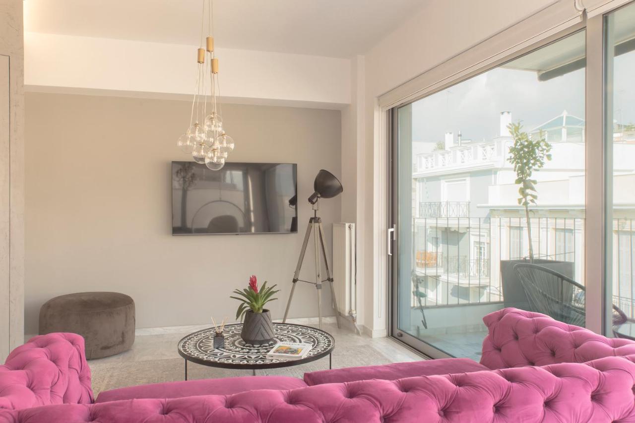 Luxury Apartment Near Acropolis-Living Stone Gold Athena Bagian luar foto