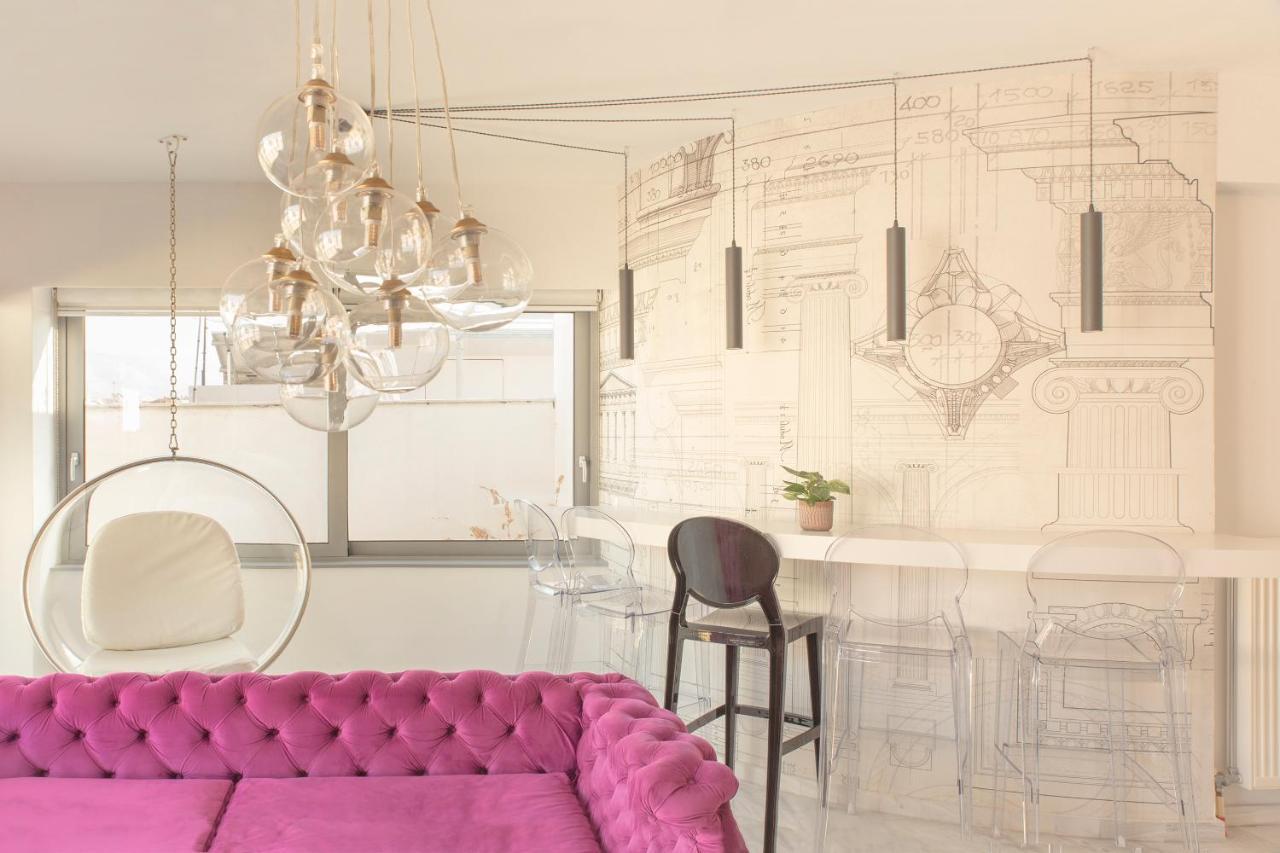 Luxury Apartment Near Acropolis-Living Stone Gold Athena Bagian luar foto